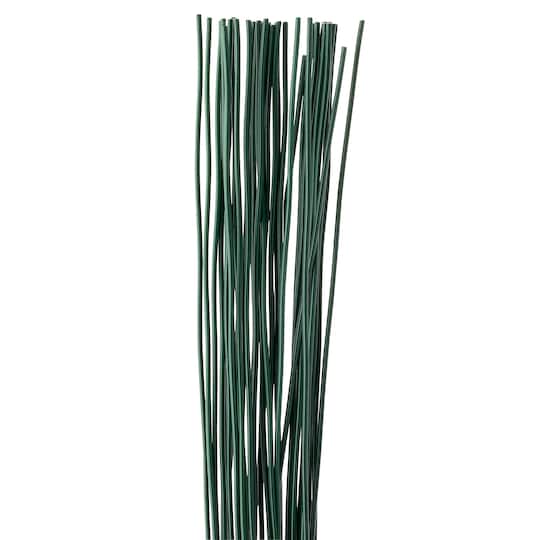 12 Packs: 35 ct. (420 total) 22 Gauge Green Stem Wire by Ashland&#xAE;
